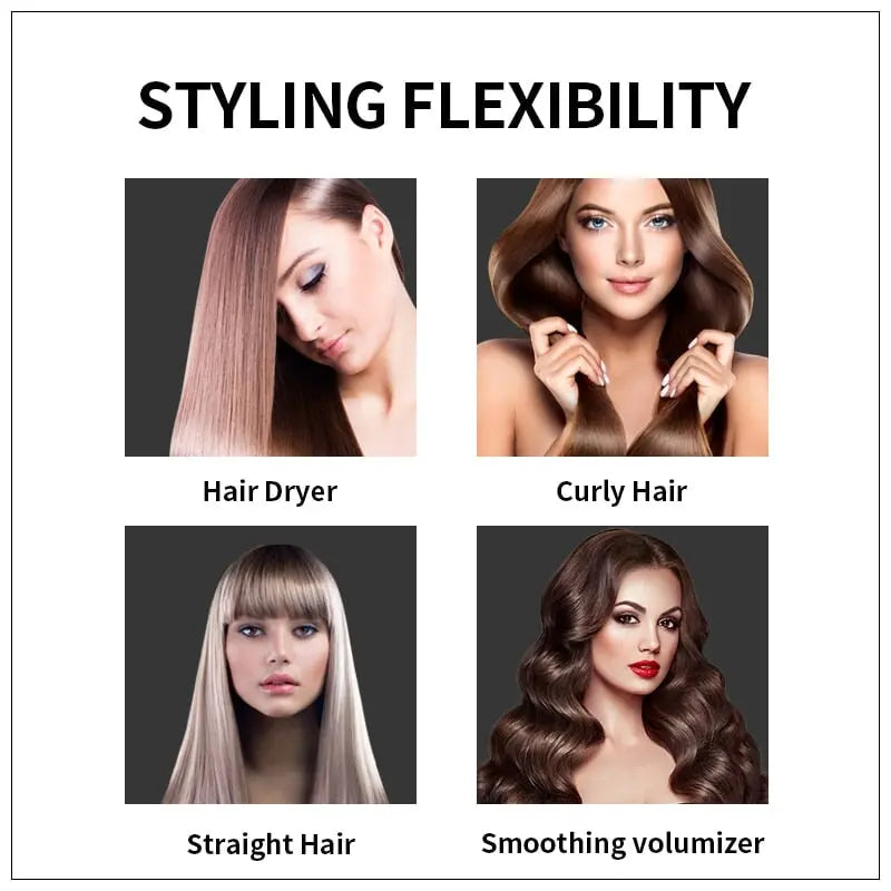 LISAPRO Hot Air Brush 4in1 Fön Glätteisen Curler Styler Kamm Volumizer LISAPRO Hot Air Brush 4in1 Fön Glätteisen Curler Styler Kamm Volumizer